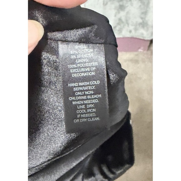 White House Black Market Polka Dot Bow Coquette Bustier Corset Top Size 6 Pink - Picture 6 of 6